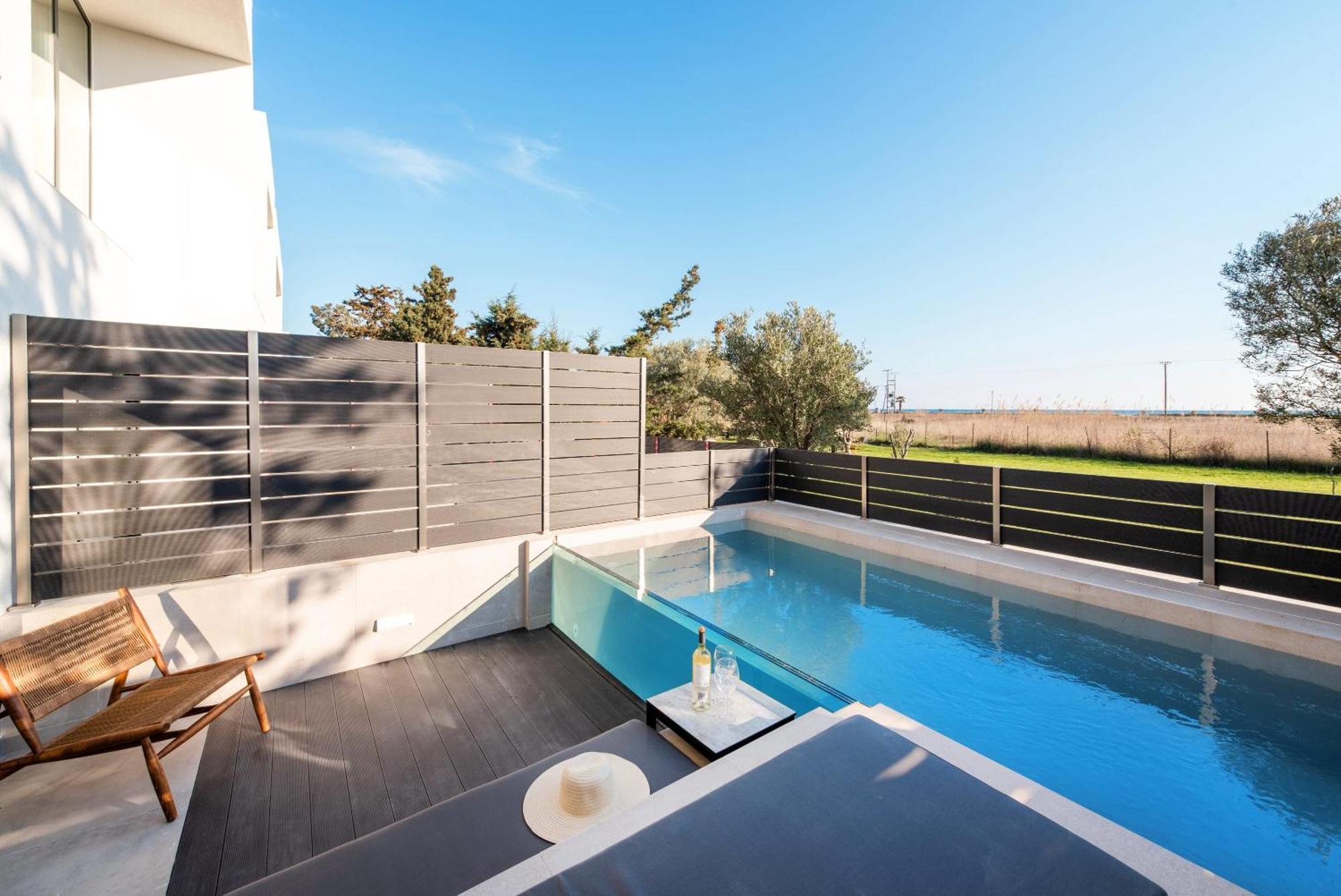 Serene Villas Halkidiki - Cfront Private Pool نيا إيراكليا المظهر الخارجي الصورة