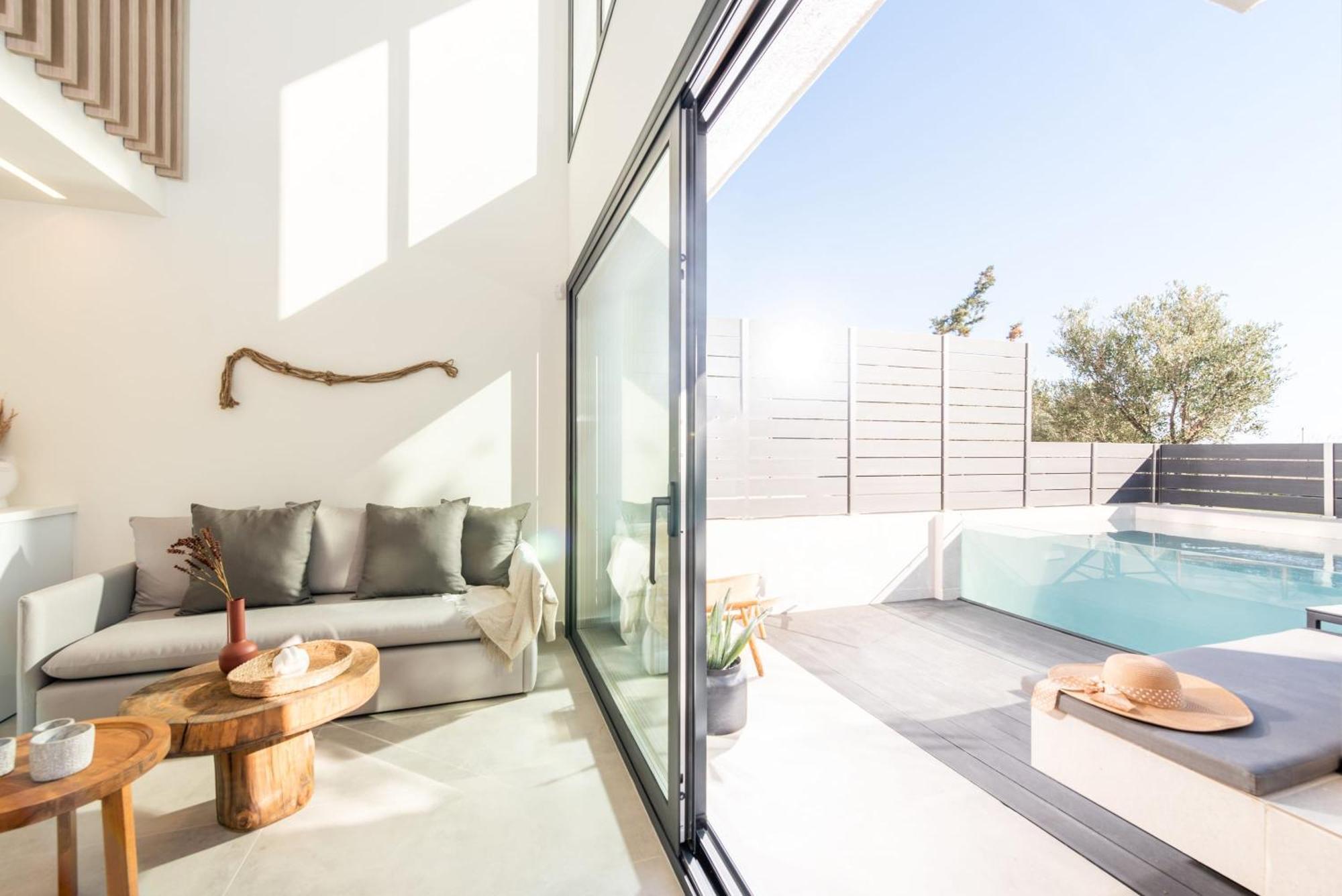Serene Villas Halkidiki - Cfront Private Pool نيا إيراكليا المظهر الخارجي الصورة